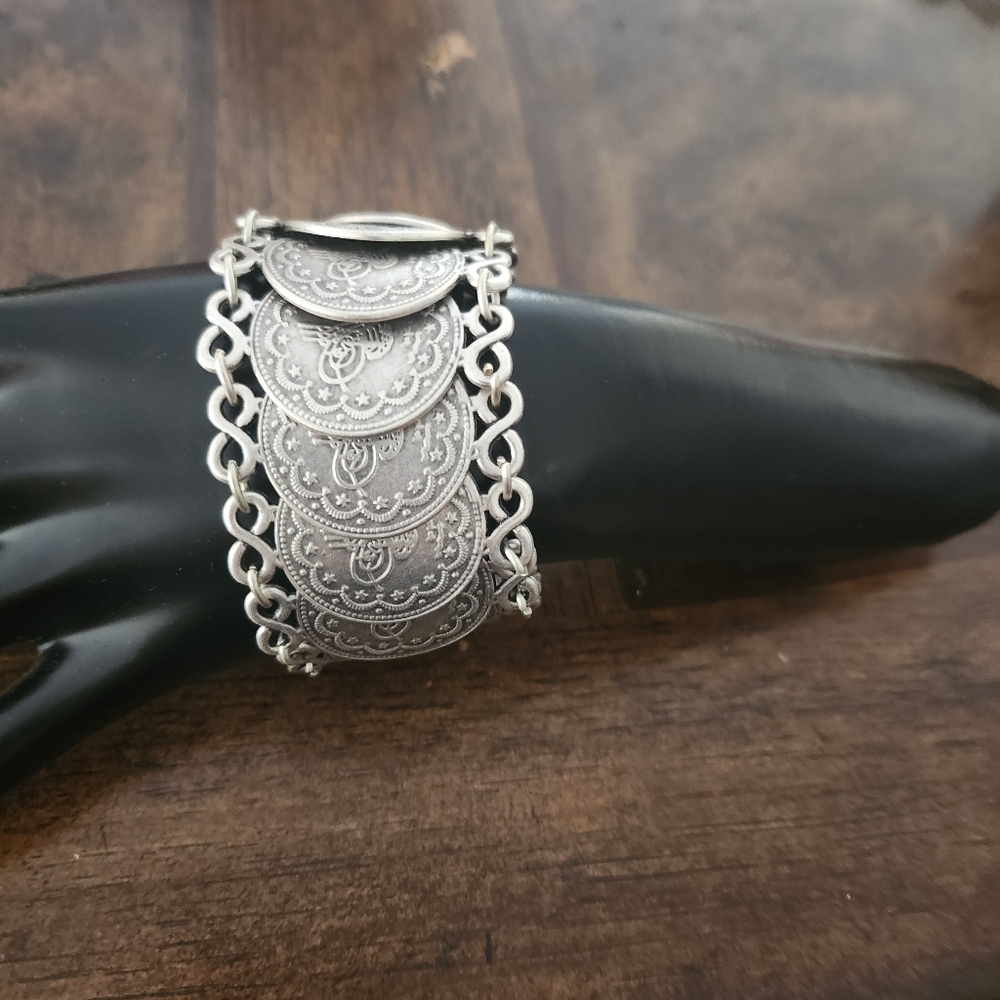 Osmanli Big Ottoman Coin rundes Kuppelarmband bracelet